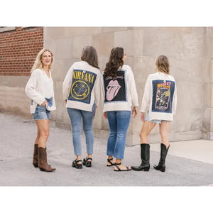 CARDIGAN | ROCKSTAR-Jackets & Sweaters-SHANNON PASSERO STORE-Coriander