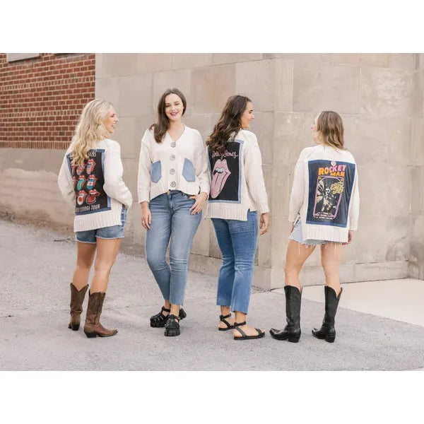 CARDIGAN | ROCKSTAR-Jackets & Sweaters-SHANNON PASSERO STORE-ONE-CREAM-Coriander