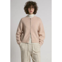 CARDIGAN SWEATER | CROPPED ZIP-UP-Jackets & Sweaters-LOOK BY M-Coriander
