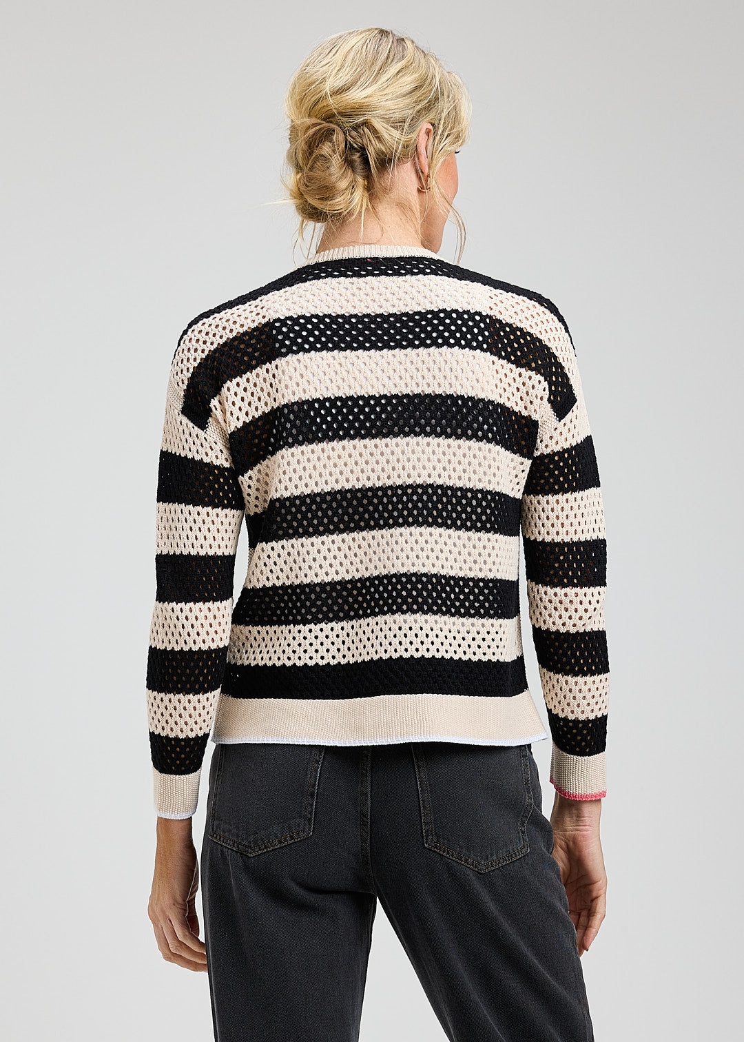 CARDIGAN SWEATER | POINTELLE ZIP-Jackets & Sweaters-ZAKET & PLOVER-Coriander