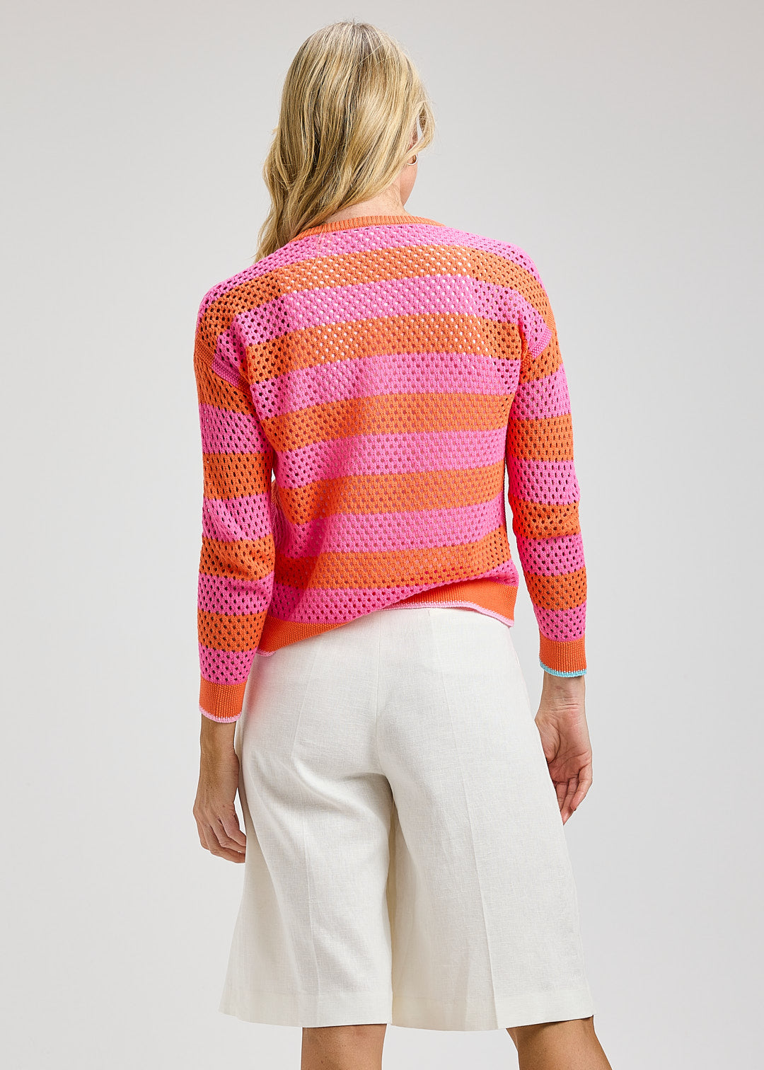 CARDIGAN SWEATER | POINTELLE ZIP-Jackets & Sweaters-ZAKET & PLOVER-Coriander