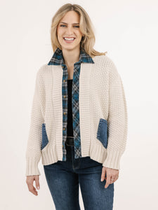CARDIGAN SWEATER | TRAIL-Jackets & Sweaters-SHANNON PASSERO STORE-ONE-CREAM MIX-Coriander