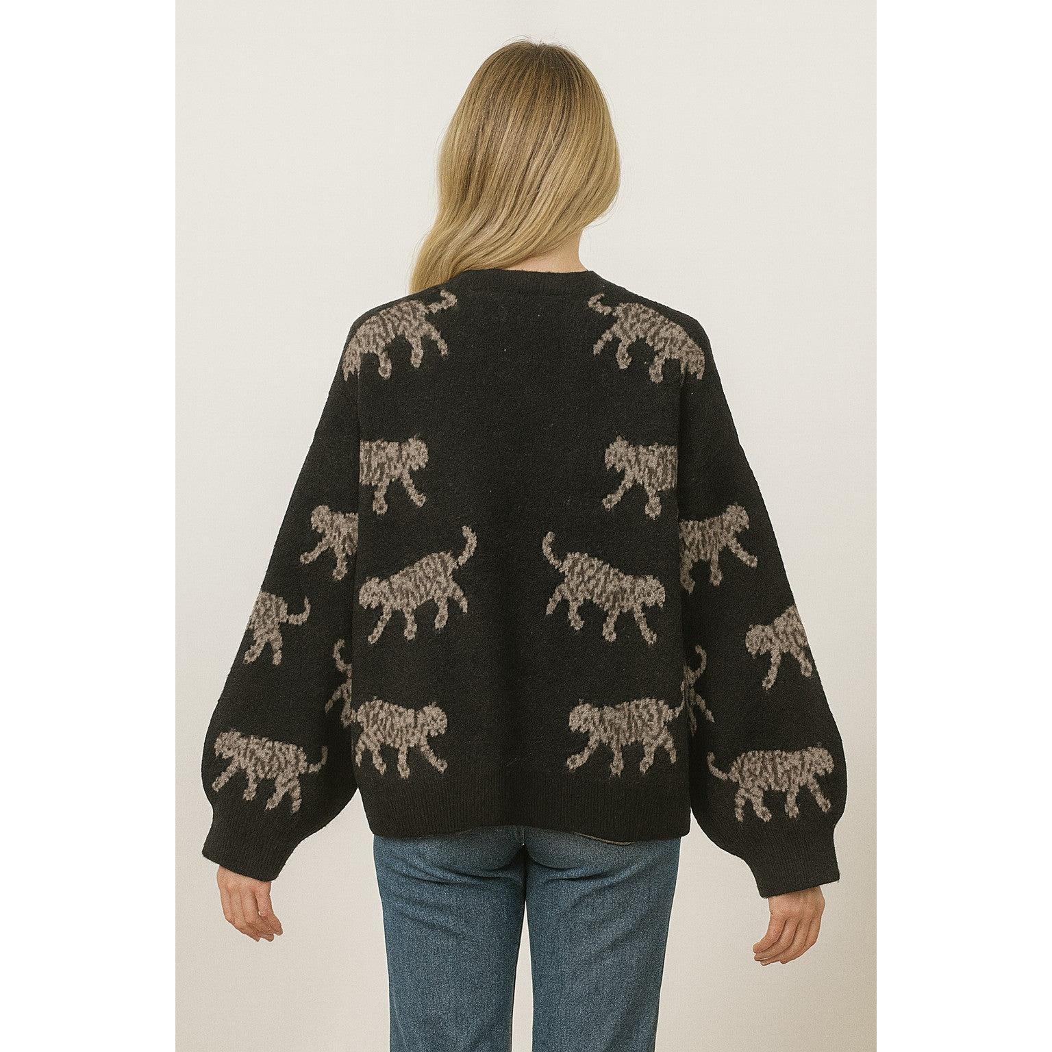 CARDIGAN SWEATER | WILDCAT-Jackets & Sweaters-DREAMERS BY DEBUT-Coriander