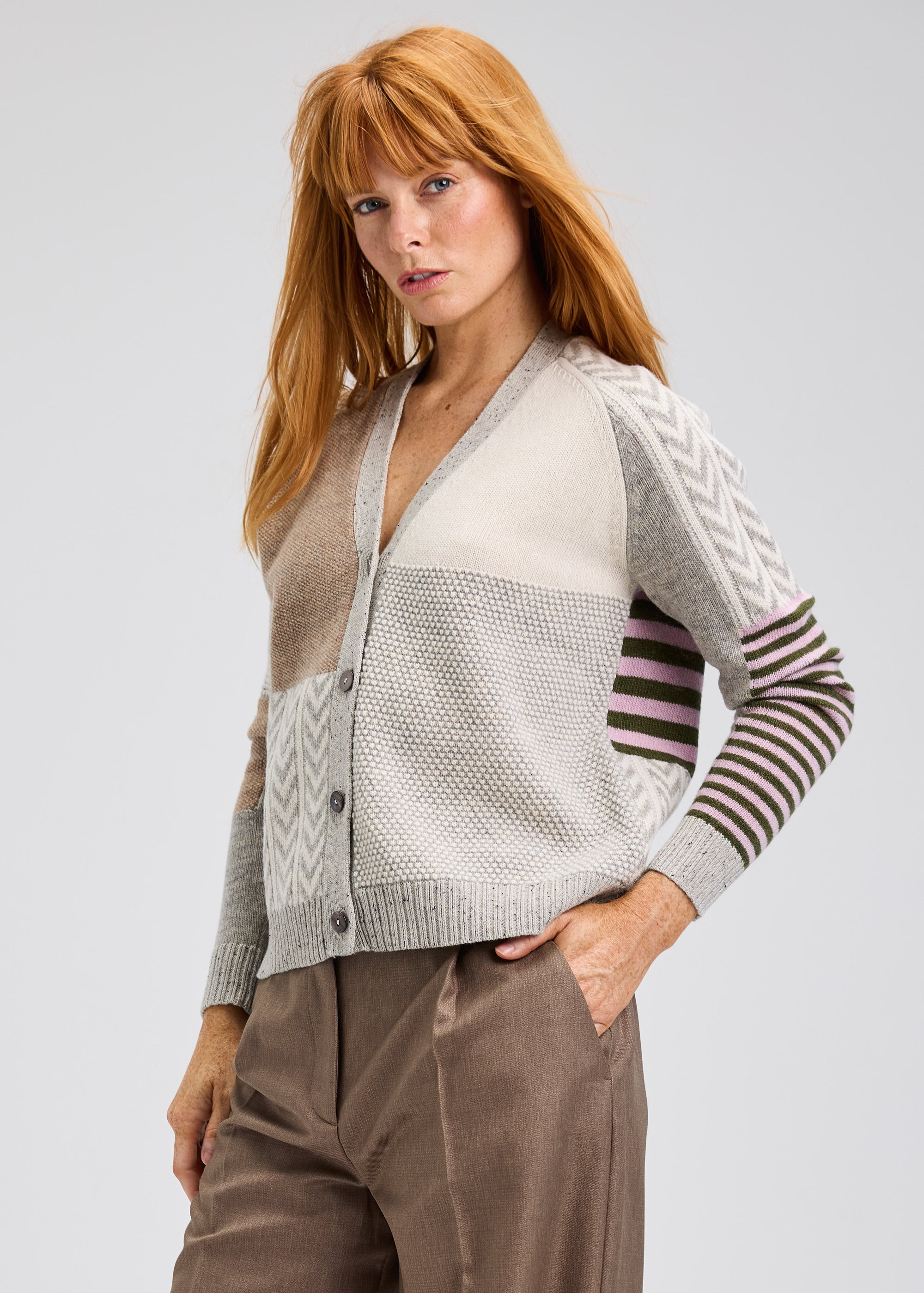 CARDIGAN | TEXTURED-Jackets & Sweaters-ZAKET & PLOVER-Coriander