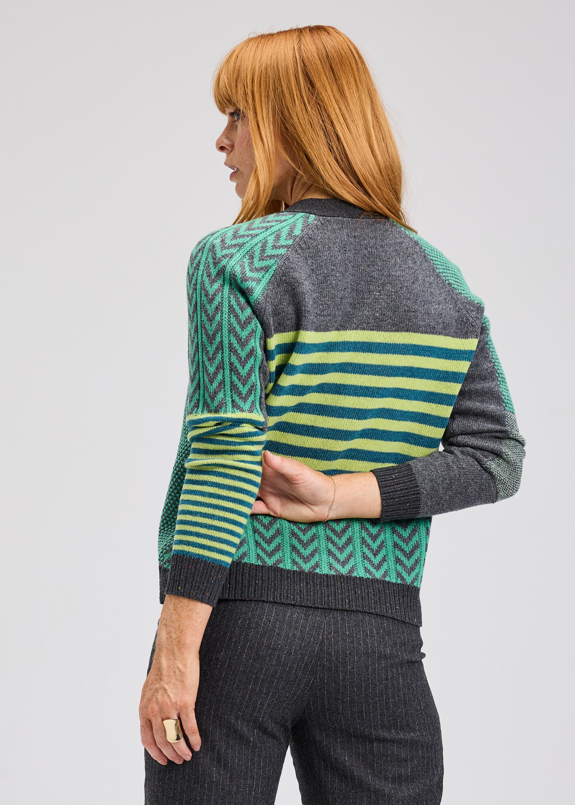 CARDIGAN | TEXTURED-Jackets & Sweaters-ZAKET & PLOVER-Coriander