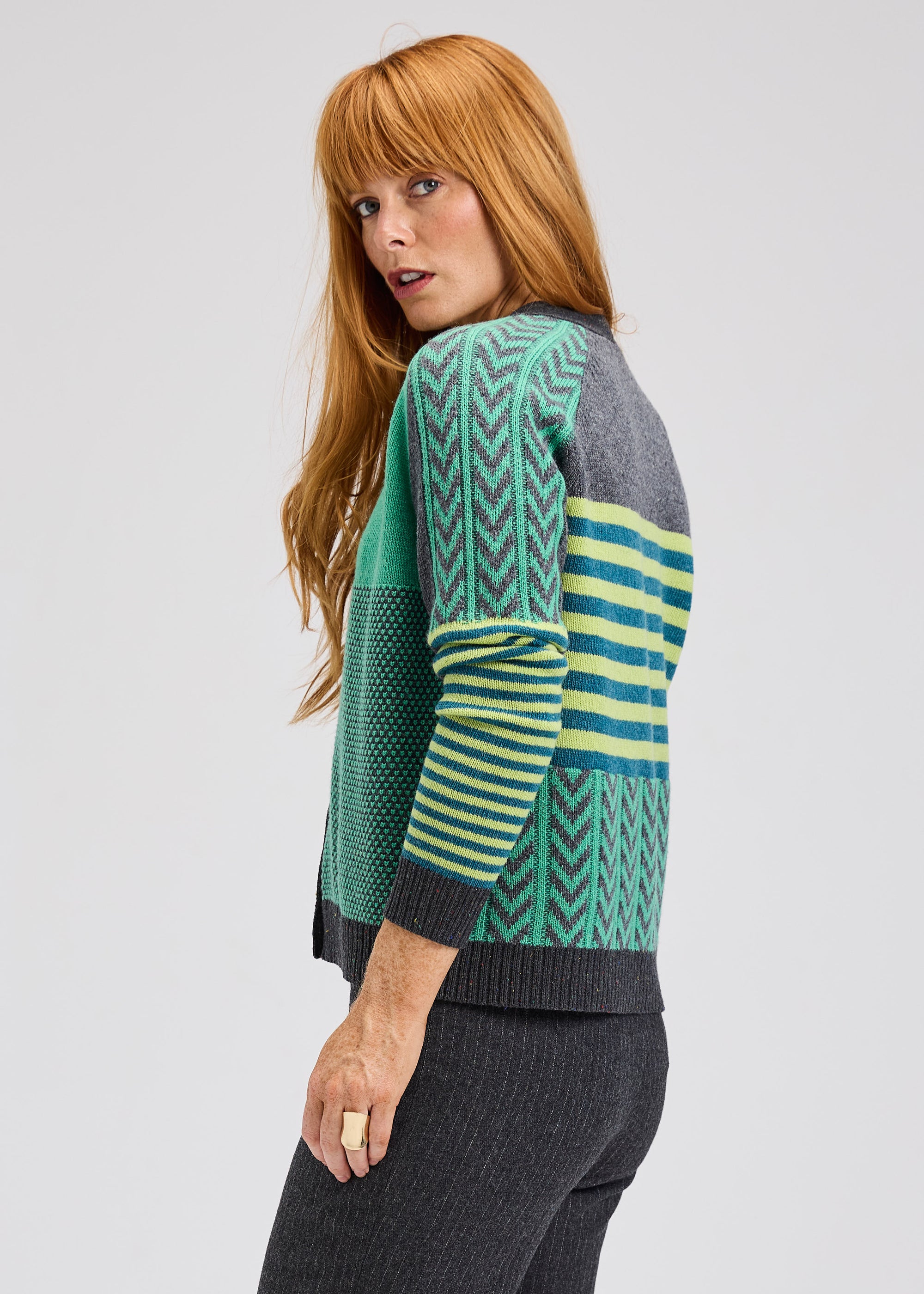 CARDIGAN | TEXTURED-Jackets & Sweaters-ZAKET & PLOVER-Coriander
