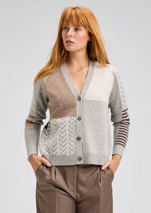 CARDIGAN | TEXTURED-Jackets & Sweaters-ZAKET & PLOVER-XSMALL-MARL-Coriander