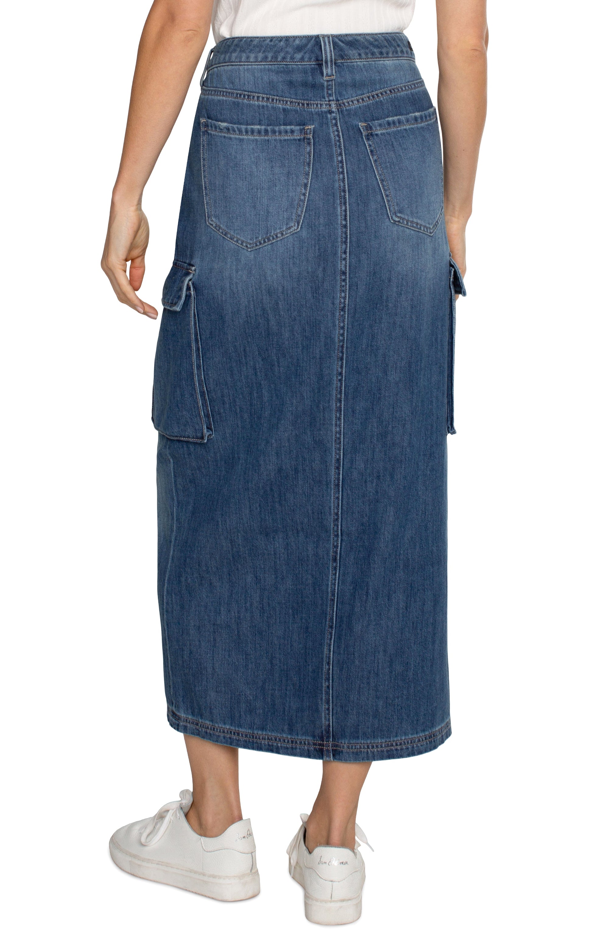 CARGO SKIRT-Bottoms-LIVERPOOL-Coriander