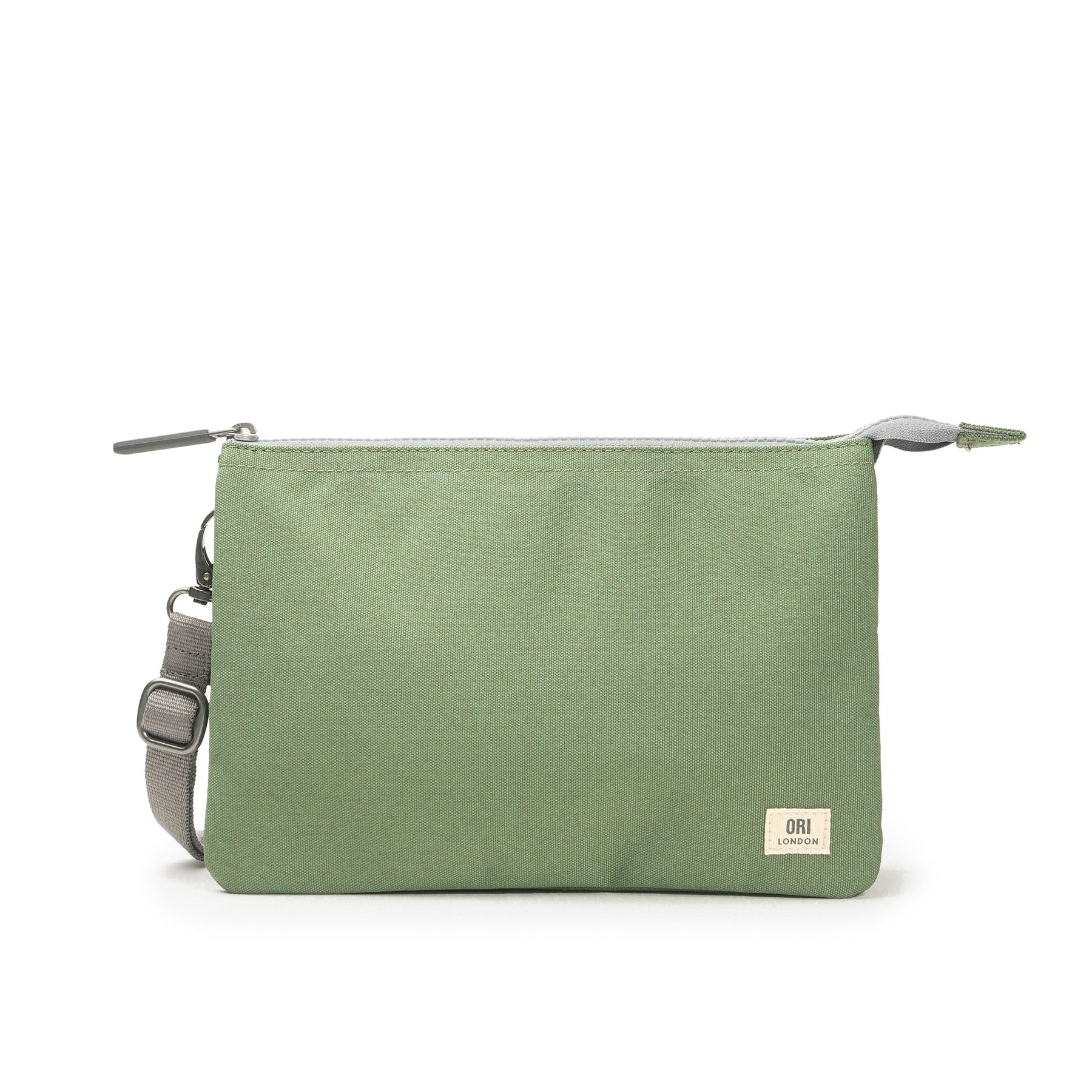 CARNABY CROSSBODY XL RECYCLED CANVAS-Bags & Wallets-ORI LONDON-GRANITE-Coriander