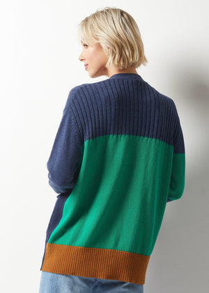 CASCADE ZIP CARDIGAN-Jackets & Sweaters-ZAKET & PLOVER-Coriander