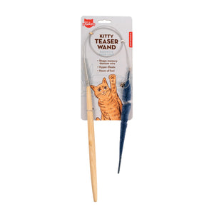 CAT TOY | KITTY TEASER WAND-Fun and Games-KIKKERLAND DESIGNS-Coriander