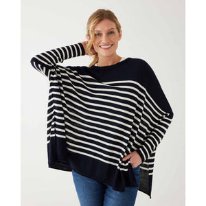 CATALINA SWEATER-Sweater Pullover-MERSEA-ONE-NAVY-INK STRIPE-Coriander