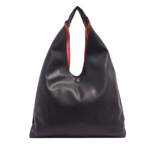 CECILIA REVERSIBLE BAG-Bags & Wallets-S-Q-BLACK-RED-Coriander