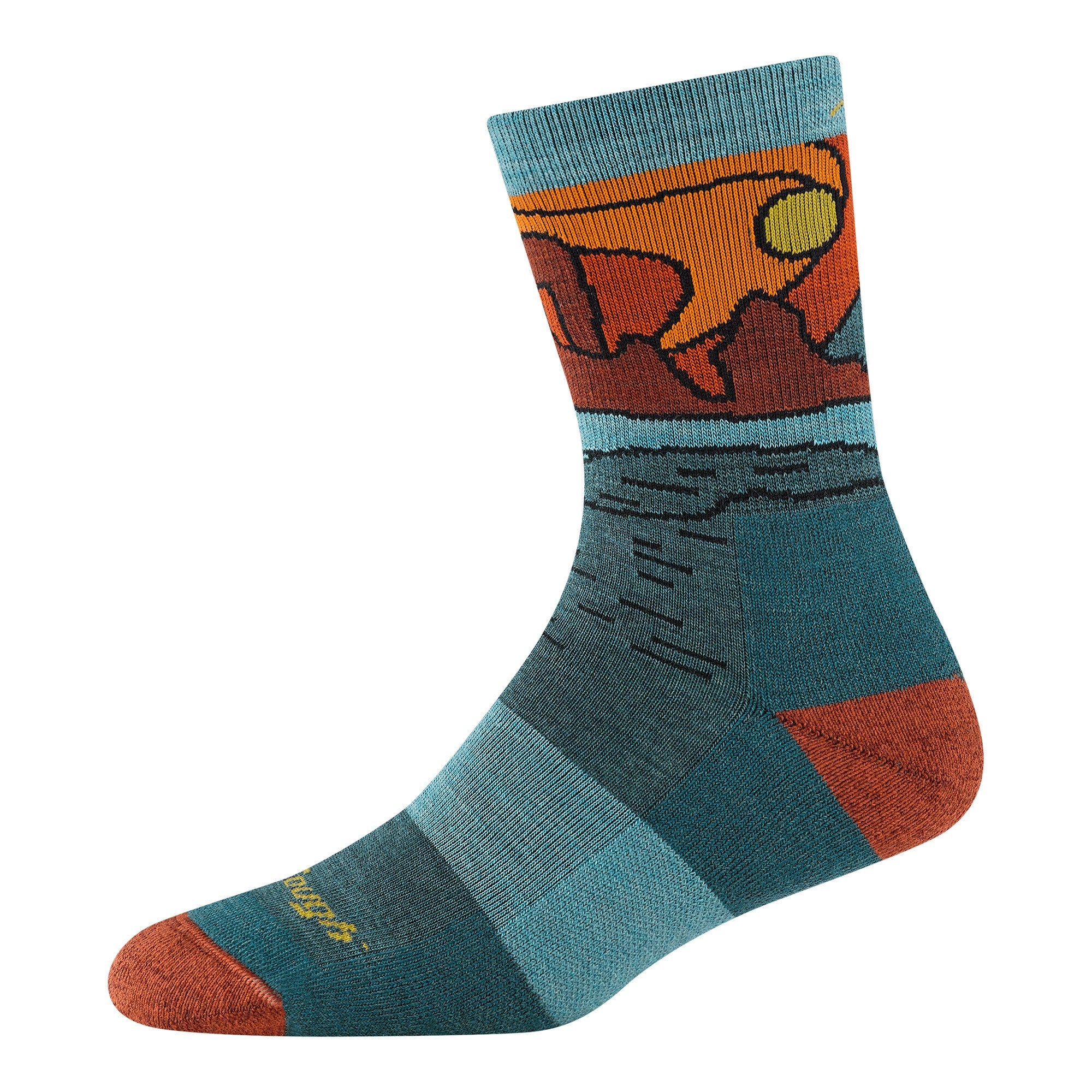 CELESTE MICRO CREW WOMEN'S SOCKS-Socks & Footwear-DARN TOUGH-Coriander