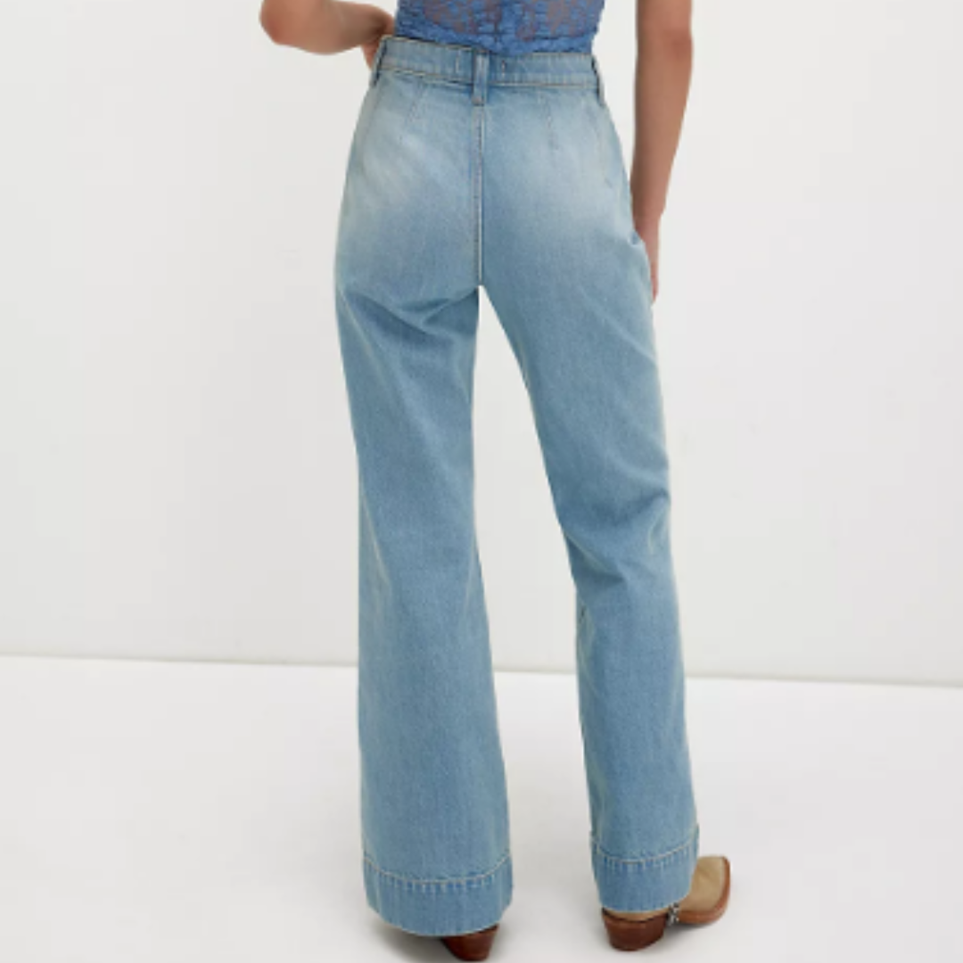 CERINE RELAXED BOOTCUT DENIM-Denim-FREE PEOPLE-Coriander