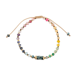 CHAKRA GLOW BRACELET | GOLD: CLARITY, THIRD EYE-Jewellery-SCOUT CURATED WEARS-Coriander