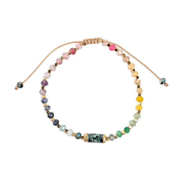 CHAKRA GLOW BRACELET | GOLD: CLARITY, THIRD EYE-Jewellery-SCOUT CURATED WEARS-Coriander