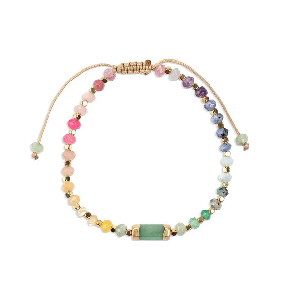 CHAKRA GLOW BRACELET | GOLD: JOY, HEART-Jewellery-SCOUT CURATED WEARS-Coriander