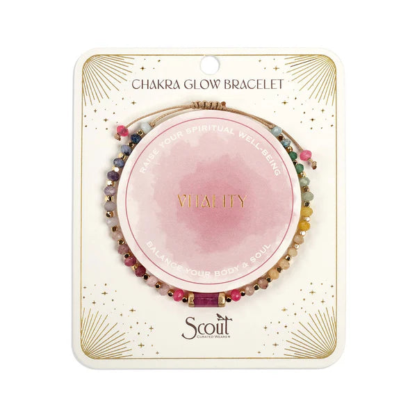 CHAKRA GLOW BRACELET | GOLD: VITALITY, ROOT-Jewellery-SCOUT CURATED WEARS-Coriander
