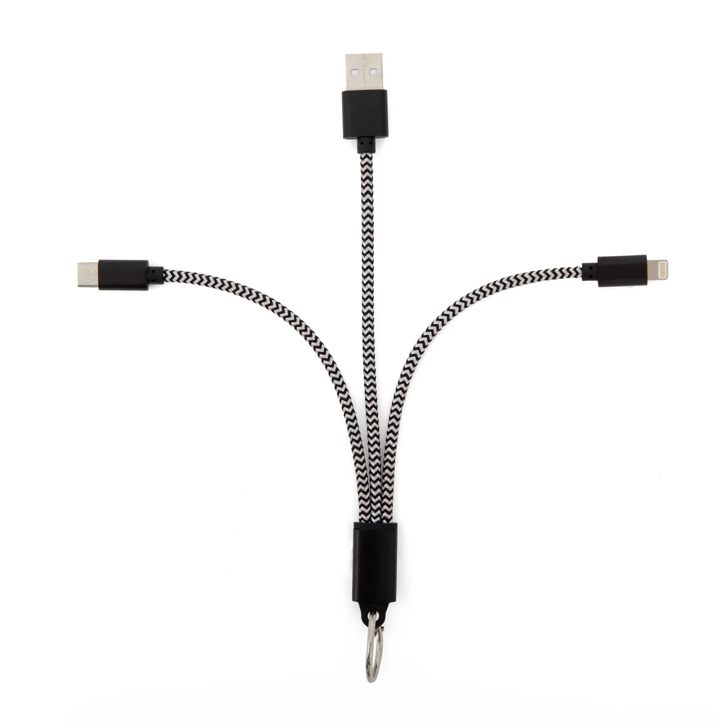 CHARGING KEYRING | 3-IN-1-Home-KIKKERLAND DESIGNS-Coriander