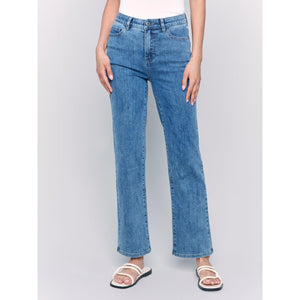 CHARLOTTE STRAIGHT LEG-Denim-CHARLIE B-Coriander