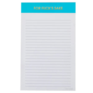 CHEEKY LINED NOTEPADS-Books & Stationery-CHEZ GAGNE-F*S SAKE-Coriander