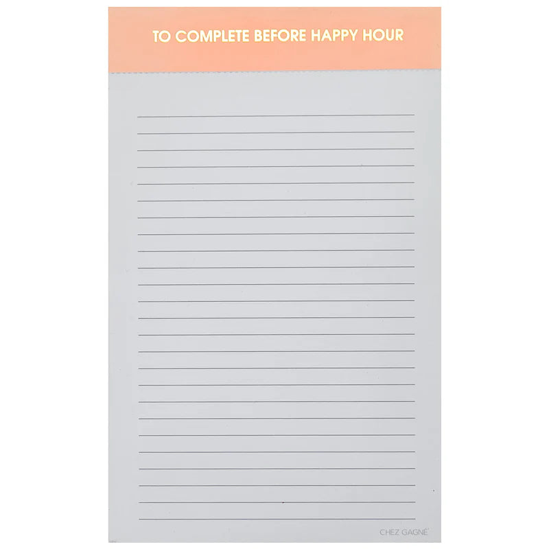 CHEEKY LINED NOTEPADS-Books & Stationery-CHEZ GAGNE-HAPPY HOUR-Coriander