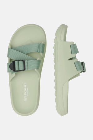 CHERIE SANDAL WITH POLYESTER STRAPS-Footwear-ILSE JACOBSEN-36-BOK CHOY 494-Coriander