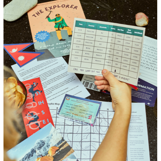 CHILDREN'S ESCAPE ROOM | THE EXPLORER-Fun and Games-PUZZLE POST UK-Coriander
