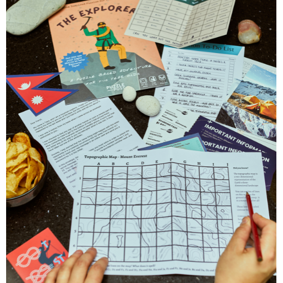 CHILDREN'S ESCAPE ROOM | THE EXPLORER-Fun and Games-PUZZLE POST UK-Coriander