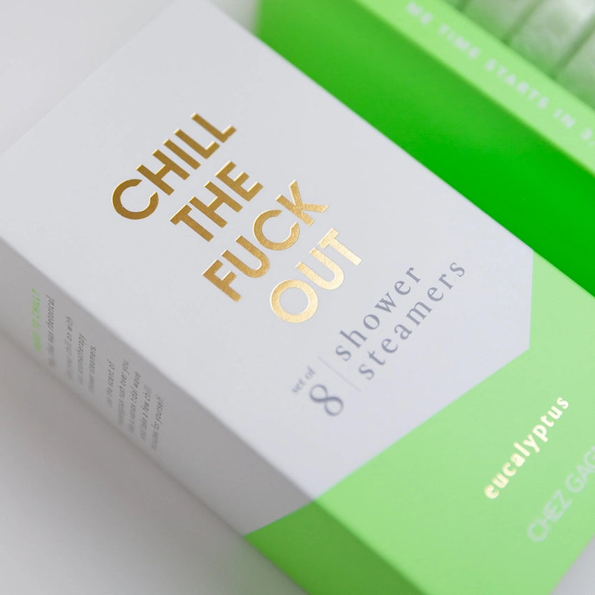 CHILL THE F*CK OUT VEGAN SHOWER STEAMERS-Self Care-CHEZ GAGNE-Coriander