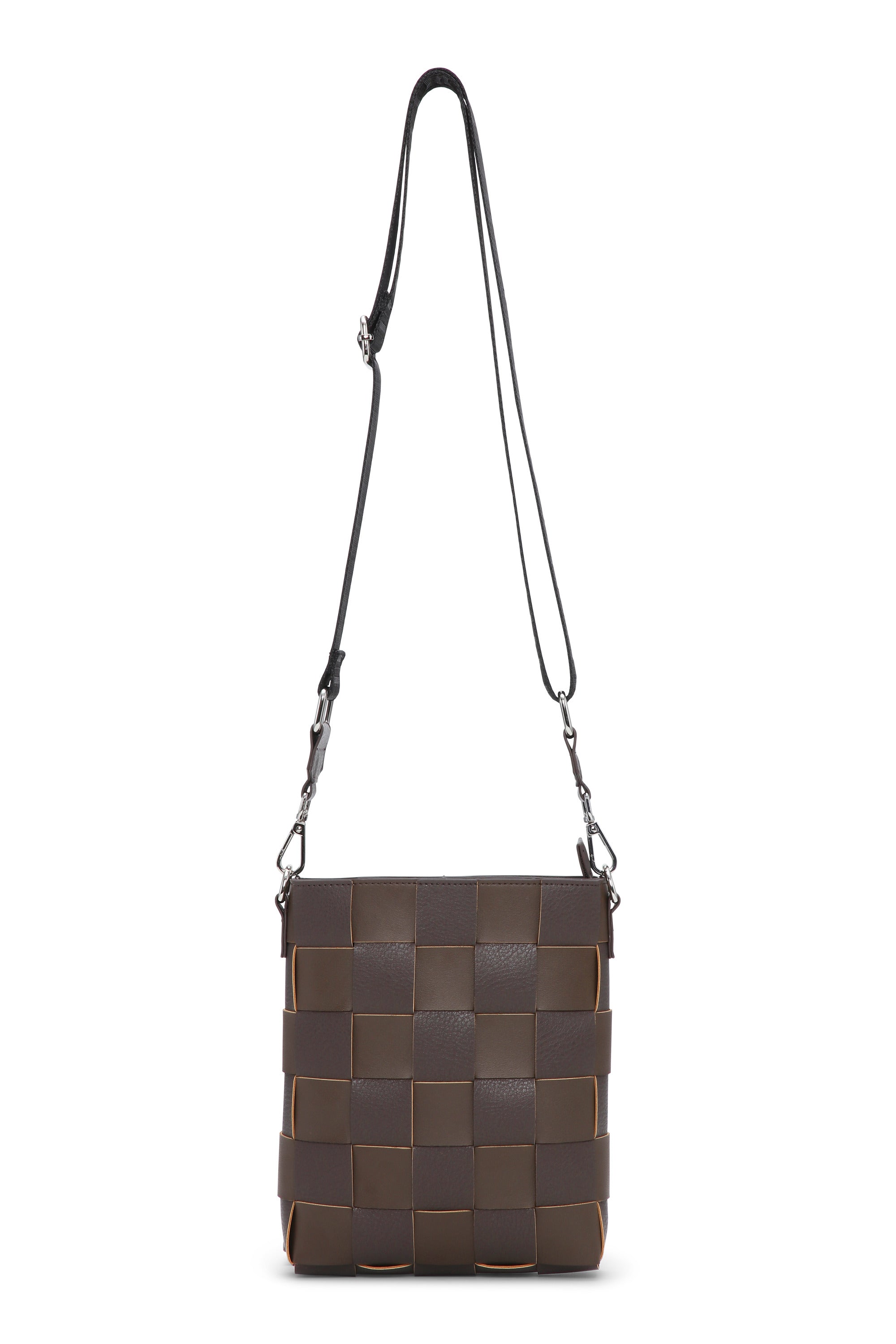 CROSSBODY BAG | SMALL BRAIDED SQUARED-Bags & Wallets-ILSE JACOBSEN-Coriander