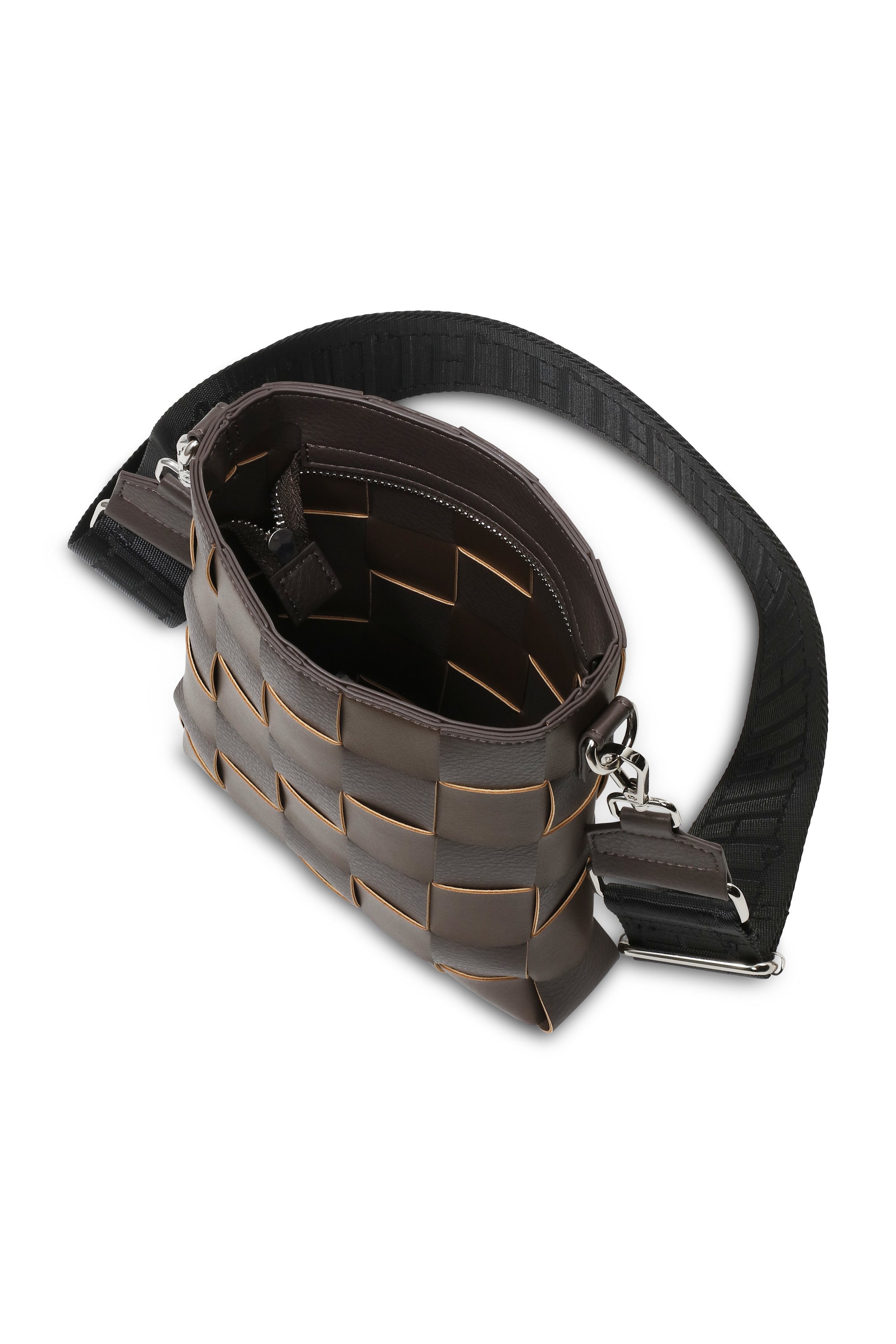 CROSSBODY BAG | SMALL BRAIDED SQUARED-Bags & Wallets-ILSE JACOBSEN-Coriander