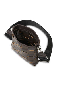 CROSSBODY BAG | SMALL BRAIDED SQUARED-Bags & Wallets-ILSE JACOBSEN-Coriander