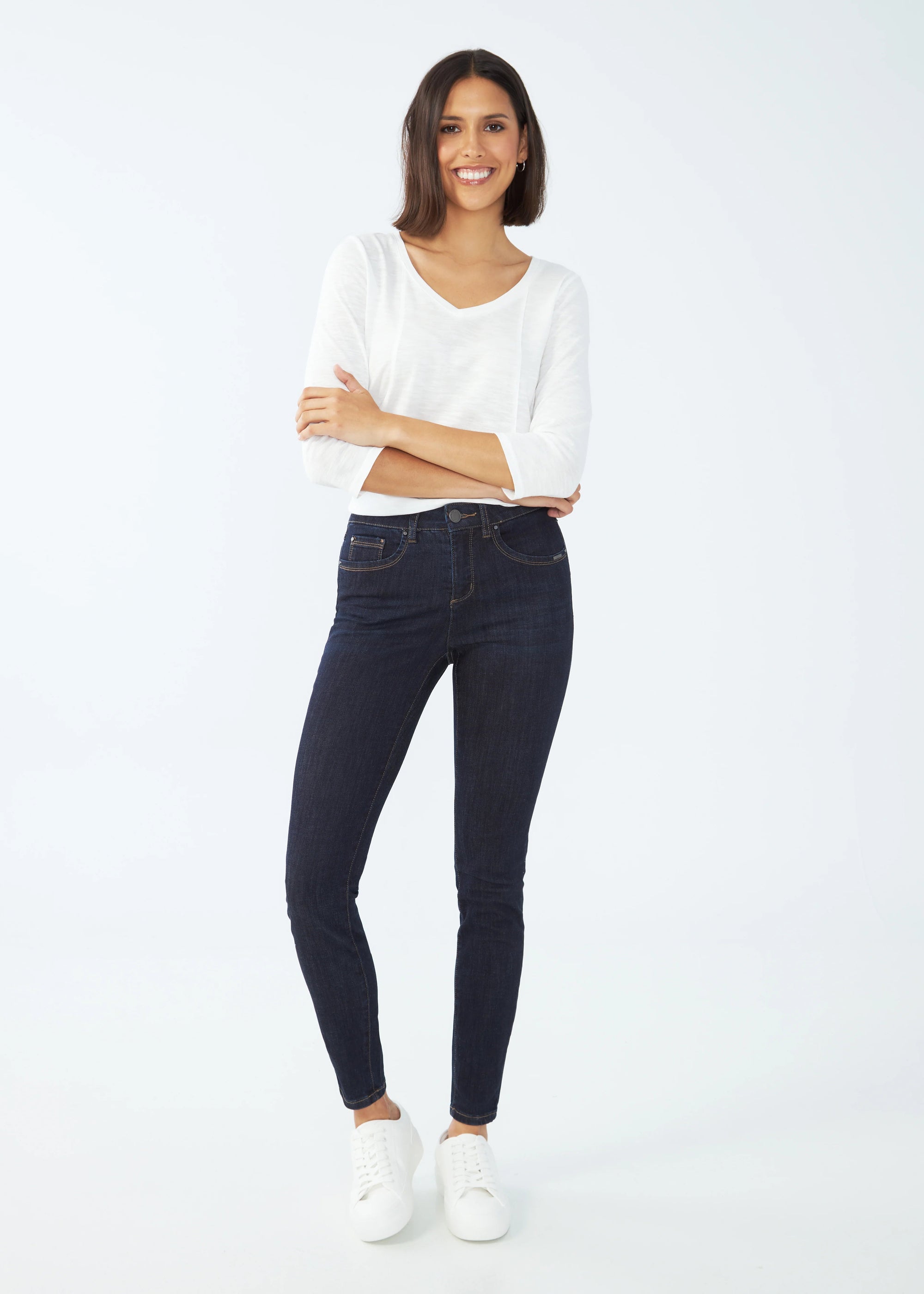 CHRISTINA SLIM-Jeans-FRENCH DRESSING JEANS-Coriander