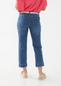 CHRISTINE STRAIGHT CROP JEANS-Denim-FRENCH DRESSING JEANS-Coriander