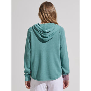 CHUNKY COTTON HOODIE-Jackets & Sweaters-ZAKET & PLOVER-Coriander