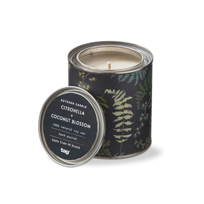CITRONELLA AND COCONUT BLOSSOM OUTDOOR CANDLE-Candle-TAG-Coriander