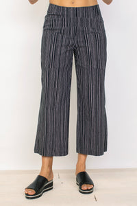 CITY CAPRI STRIPE-Bottoms-HABITAT-XSMALL-Black-Coriander