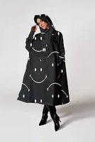 CLASSIC SMILE PONCHO-Jackets & Sweaters-RAIN KISS-Coriander