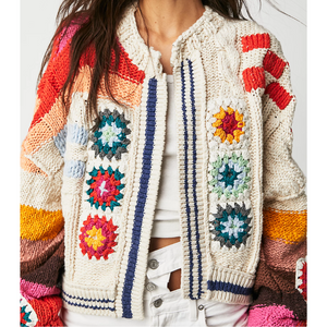 CLEAR SKIES CARDI-Jackets & Sweaters-FREE PEOPLE-SMALL-CREAM COMBO-Coriander