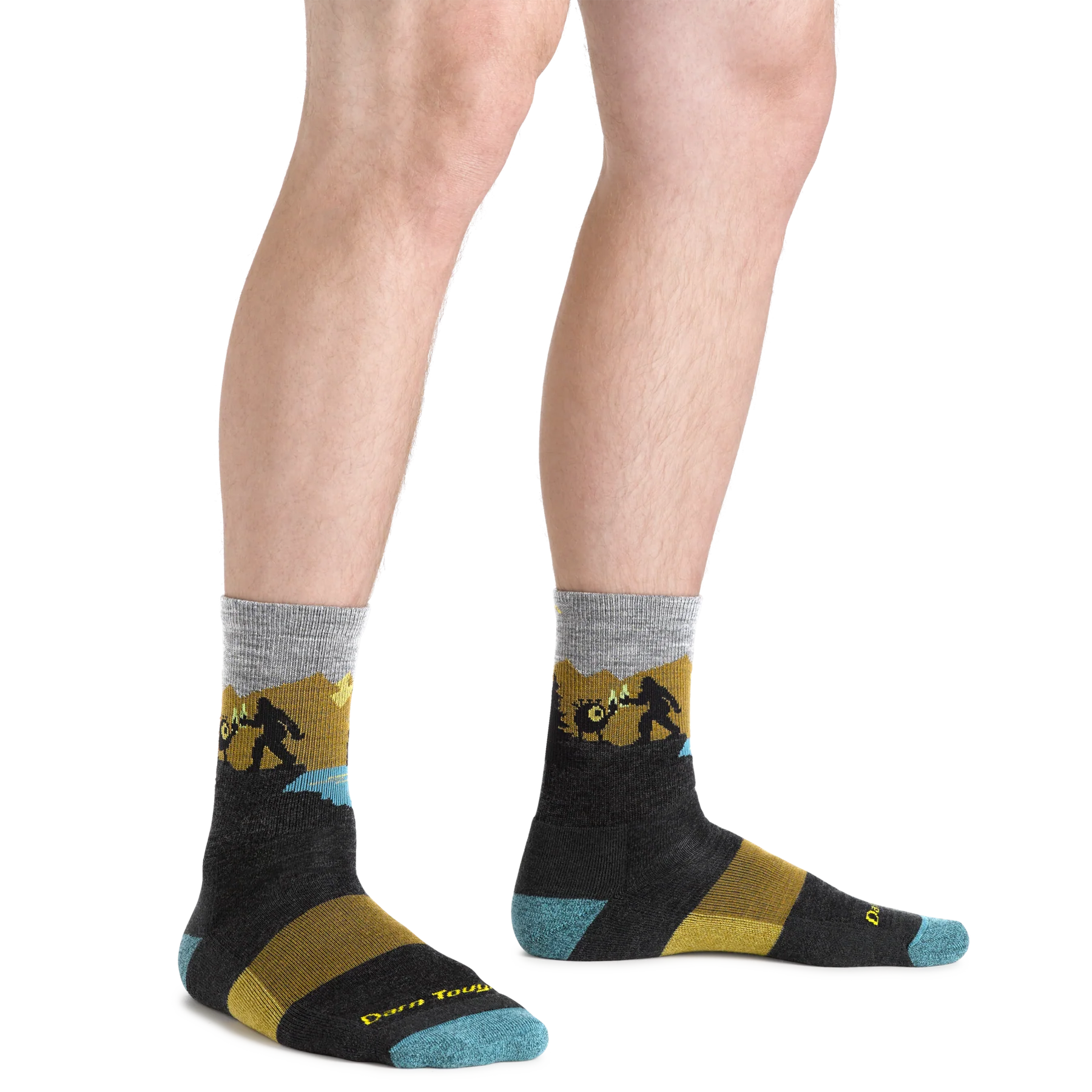 CLOSE ENCOUNTERS HIKER SOCKS - CHARCOAL-socks-DARN TOUGH-LARGE-CHAR-Coriander