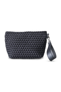 CLUTCH PURSE | WOVEN-Bags & Wallets-ILSE JACOBSEN-BLACK 001-Coriander