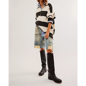 COASTAL STRIPE PULLOVER-Tops-FREE PEOPLE-Coriander