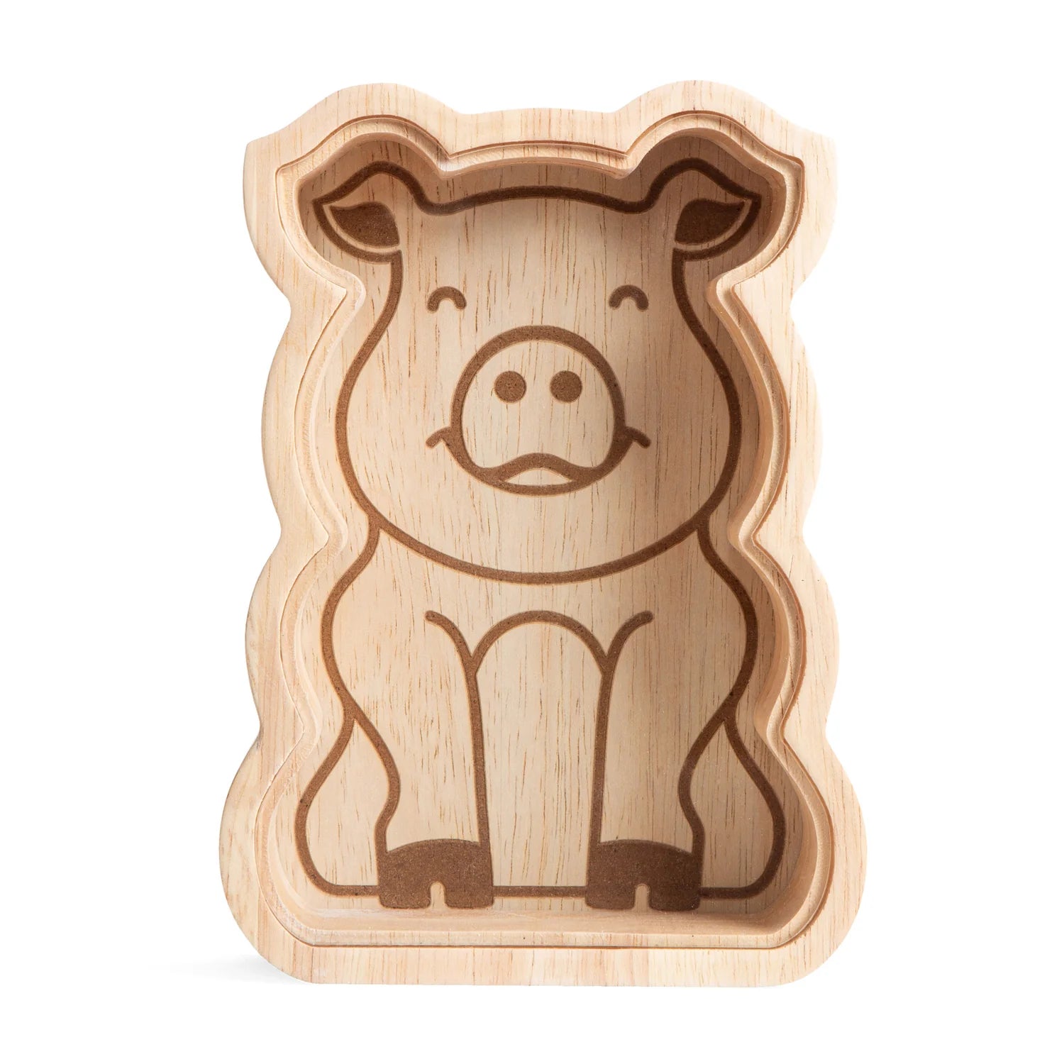 COIN BANK | WOODEN PIGGY BANK-Home-KIKKERLAND DESIGNS-Coriander