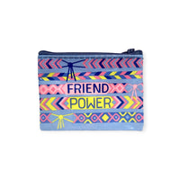 COIN PURSE | FRIEND POWER-Bags & Wallets-BLUE Q-Coriander