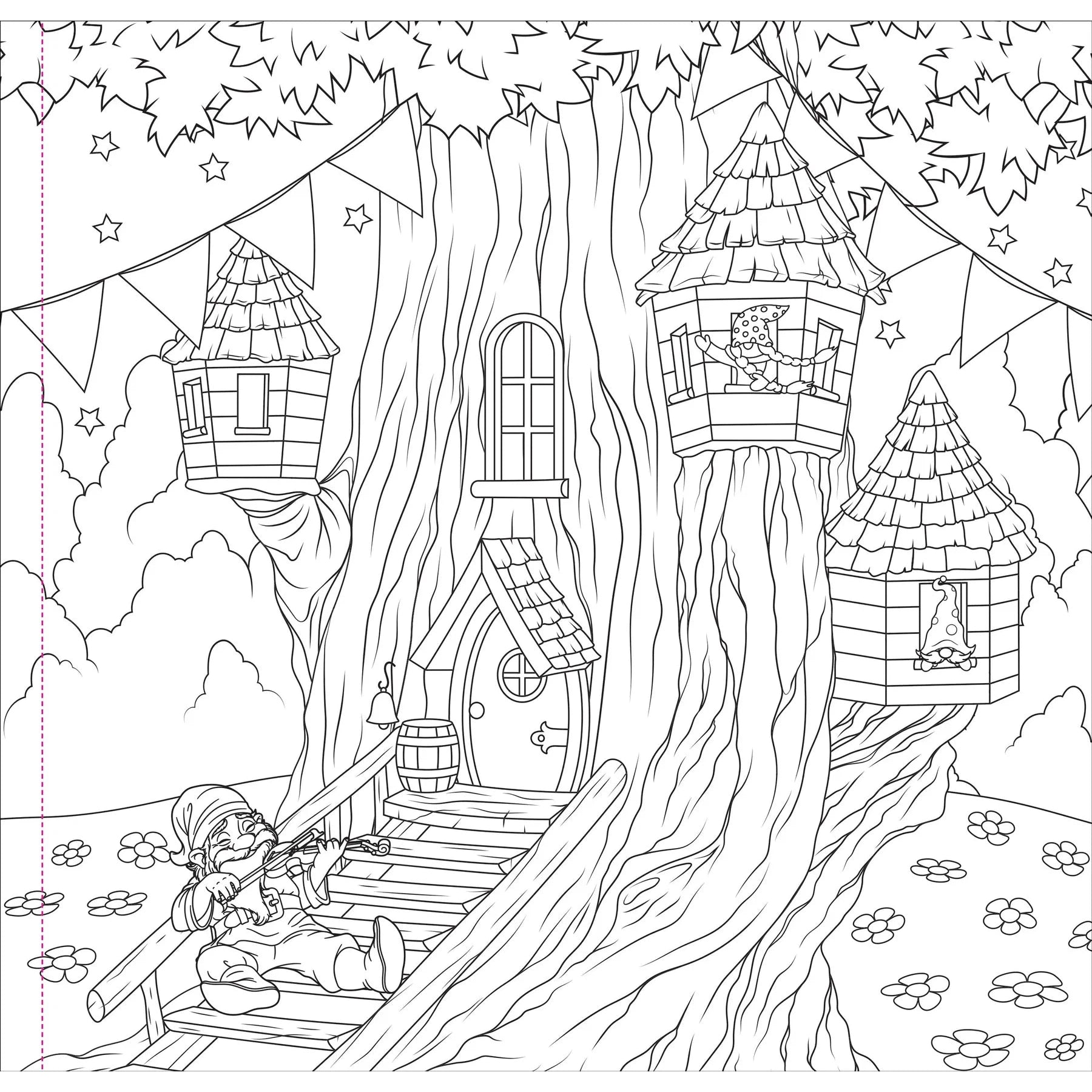 COLOURING BOOK | ENCHANTED KINGDOM-Books & Stationery-PETER PAUPER PRESS-Coriander