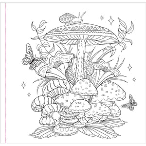 COLOURING BOOK | ENCHANTED KINGDOM-Books & Stationery-PETER PAUPER PRESS-Coriander