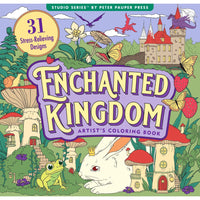 COLOURING BOOK | ENCHANTED KINGDOM-Books & Stationery-PETER PAUPER PRESS-Coriander