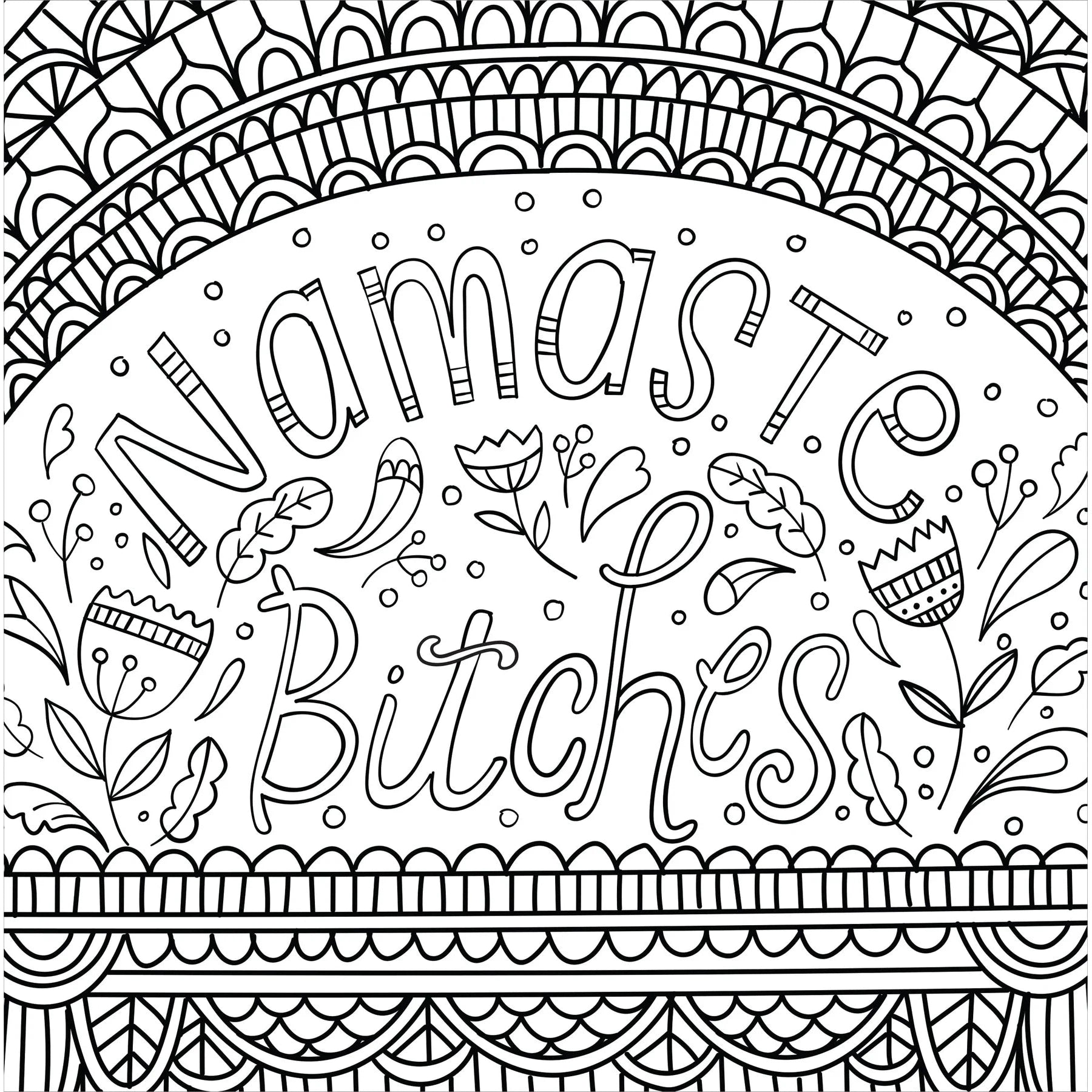 COLOURING BOOK | INNER F*CKING PEACE-Books & Stationery-PETER PAUPER PRESS-Coriander